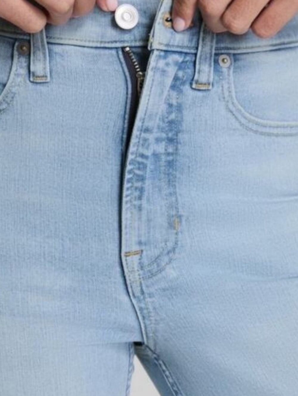 Spanx Lycra Fitsense Flare Jeans Turner Wash - Women Size 14 - Picture 3 of 11